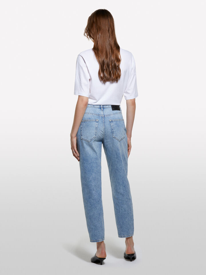 Light Style 68 mom fit jeans - women's mom fit & boyfriend jeans - Light Blue | Sisley image number 2